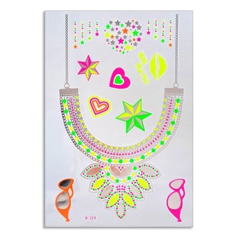 555jewelry Selfie Tattoo สติ๊กเกอร์รอยสักแฟชั่น แทททูแบบลอกน้ำ (Multicolor) 555jewelry Selfie Tattoo สติ๊กเกอร์รอยสักแฟชั่น แทททูแบบลอกน้ำ (Multicolor)
