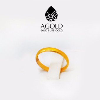 AGOLD ST05 แหวนเกลี้ยง ทองคำแท้ 96.5% 0.8 กรัม ฟรีกล่องเครื่องประดับ AGOLD ST05 แหวนเกลี้ยง ทองคำแท้ 96.5% 0.8 กรัม ฟรีกล่องเครื่องประดับ