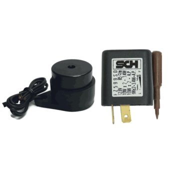 SCH XFlash เซ็ท Flasher Relay รีเลย์แบบปรับได้ และ SCH XFlash แตรเสียง บี๊บ บี๊บ - สีดำ SCH XFlash เซ็ท Flasher Relay รีเลย์แบบปรับได้ และ SCH XFlash แตรเสียง บี๊บ บี๊บ - สีดำ