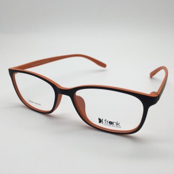 DJ Frank TR-Flex กรอบแว่นตาเกาหลี เนื้อนุ่ม DF004 สีส้มดำ DJ Frank TR-Flex กรอบแว่นตาเกาหลี เนื้อนุ่ม DF004 สีส้มดำ