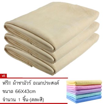 DTG ผ้าชามัวร์ ขนาด 66 x 43 cm 3 ชิ้น แถมฟรี ผ้าชามัวร์ ขนาด 66x43cm 1 ชิ้น (คละสี) DTG ผ้าชามัวร์ ขนาด 66 x 43 cm 3 ชิ้น แถมฟรี ผ้าชามัวร์ ขนาด 66x43cm 1 ชิ้น (คละสี)