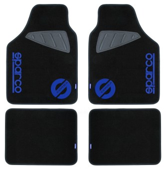 Sparco พรมปูพื้น รุ่น SPC1900A - สีดำ/น้ำเงิน Sparco พรมปูพื้น รุ่น SPC1900A - สีดำ/น้ำเงิน