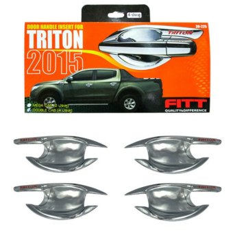 FITT เบ้ารองมือเปิด แบบ 4 ประตู Mitsubishi Triton 2015 FITT เบ้ารองมือเปิด แบบ 4 ประตู Mitsubishi Triton 2015