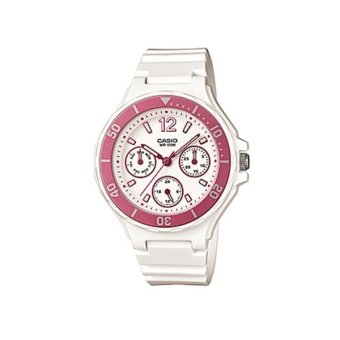 Casio Standard Lady นาฬิกาข้อมือผู้หญิง สีขาว สายเรซิ่น รุ่น LRW-250H-4A Casio Standard Lady นาฬิกาข้อมือผู้หญิง สีขาว สายเรซิ่น รุ่น LRW-250H-4A