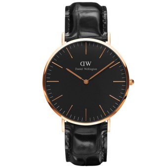 Daniel Wellington DW00100129 Classic Black Reading Horloge 40mm นาฬิกาข้อมือ แฟชั่น ผู้ชาย สีดำ Men Watch - Black Daniel Wellington DW00100129 Classic Black Reading Horloge 40mm นาฬิกาข้อมือ แฟชั่น ผู้ชาย สีดำ Men Watch - Black
