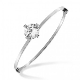 555jewelry 316L Bangle กำไล รุ่น MNC-BG227-A สี Steel 555jewelry 316L Bangle กำไล รุ่น MNC-BG227-A สี Steel