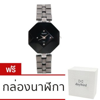 DAYBIRD นาฬิกาข้อมือผู้หญิงสายเซรามิค รุ่น DB-3940-BK-BK – สีดำ DAYBIRD นาฬิกาข้อมือผู้หญิงสายเซรามิค รุ่น DB-3940-BK-BK – สีดำ