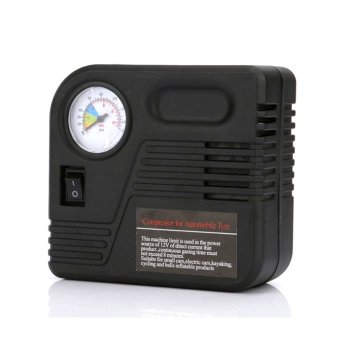 ปั๊มลม เครื่องเติมลมยางพกพา ปั๊มลมไฟฟ้า มอเตอร์ไซค์ 12V (สีดำ) ปั๊มลม เครื่องเติมลมยางพกพา ปั๊มลมไฟฟ้า มอเตอร์ไซค์ 12V (สีดำ)