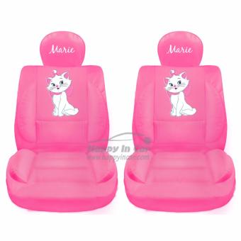 Marie ชุดหุ้มเบาะหนัง PVC Premium Marie (สีชมพู) คู่หน้า Marie ชุดหุ้มเบาะหนัง PVC Premium Marie (สีชมพู) คู่หน้า