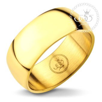555jewelry แหวนดีไซน์เรียบ สีทอง รุ่น MNC-R162-B2 - แหวนเกลี้ยง แหวนเรียบ ดีไซน์แบบ unisex สแตนเลสสตีล (R73) 555jewelry แหวนดีไซน์เรียบ สีทอง รุ่น MNC-R162-B2 - แหวนเกลี้ยง แหวนเรียบ ดีไซน์แบบ unisex สแตนเลสสตีล (R73)