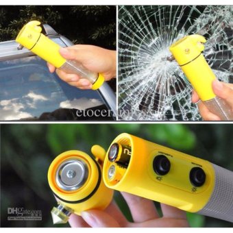 ไฟฉายทุบกระจกมีมีดในตัว 6in1 LED FLASHLIGHT FOR AUTO-USED ไฟฉายทุบกระจกมีมีดในตัว 6in1 LED FLASHLIGHT FOR AUTO-USED