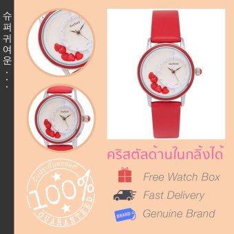 Daybird นาฬิกาข้อมือสายหนัง รุ่น DB-3777-RD-RD (สีแดง) Daybird นาฬิกาข้อมือสายหนัง รุ่น DB-3777-RD-RD (สีแดง)