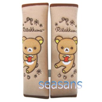 Rilakkuma หุ้มสายคาดเบลท์รถยนต์ (หมีแอปเปิ้ลสีเข้ม) Rilakkuma หุ้มสายคาดเบลท์รถยนต์ (หมีแอปเปิ้ลสีเข้ม)