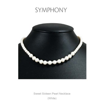 Symphony สร้อยคอมุก Sweet Sixteen Pearl Necklace - White Symphony สร้อยคอมุก Sweet Sixteen Pearl Necklace - White