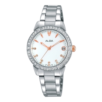 ALBA นาฬิกาข้อมือผู้หญิง รุ่น AG8495X1 (สีเงิน) ALBA นาฬิกาข้อมือผู้หญิง รุ่น AG8495X1 (สีเงิน)