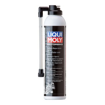 LIQUI MOLY Motorbike Tire Inflator and Sealer สเปรย์อุดรอยรั่วและเติมลมยางรถมอเตอร์ไซค์ในสถานการณ์ฉุกเฉิน LIQUI MOLY Motorbike Tire Inflator and Sealer สเปรย์อุดรอยรั่วและเติมลมยางรถมอเตอร์ไซค์ในสถานการณ์ฉุกเฉิน