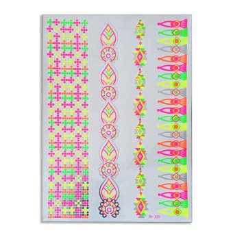 555jewelry Selfie Tattoo สติ๊กเกอร์รอยสักแฟชั่น แทททูแบบลอกน้ำ (Multicolor) 555jewelry Selfie Tattoo สติ๊กเกอร์รอยสักแฟชั่น แทททูแบบลอกน้ำ (Multicolor)