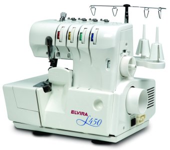 ELVIRA จักรโพ้ง รุ่น L450 (สีขาว) ELVIRA จักรโพ้ง รุ่น L450 (สีขาว)