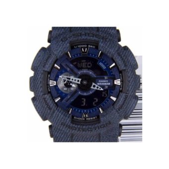 CASIO G-SHOCK รุ่น GA-110DC-1ADR (CMG) นาฬิกาข้อมือสายเรซิ่น ลายยีนส์สีดำ CASIO G-SHOCK รุ่น GA-110DC-1ADR (CMG) นาฬิกาข้อมือสายเรซิ่น ลายยีนส์สีดำ