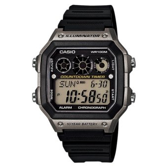 Casio Standard นาฬิกา Digital รุ่น AE-1300WH-8AV - Black/Grey Casio Standard นาฬิกา Digital รุ่น AE-1300WH-8AV - Black/Grey