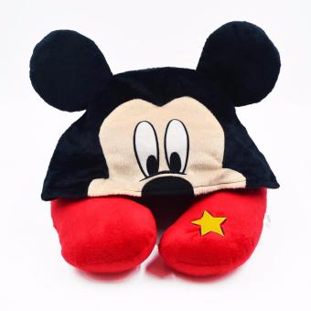 Disney หมอนรองคอ Mickey แบบมี Hood Disney หมอนรองคอ Mickey แบบมี Hood