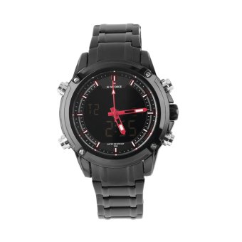 OH นาฬิกาผู้ชายนาฬิกาดิจิตอล Led เหล็กสแตนเลสนาฬิกาควอทซ์ NAVIFORCE NF9050 สีแดง OH นาฬิกาผู้ชายนาฬิกาดิจิตอล Led เหล็กสแตนเลสนาฬิกาควอทซ์ NAVIFORCE NF9050 สีแดง