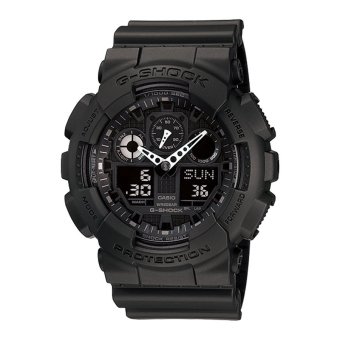 Casio G-SHOCK นาฬิกาข้อมือใส่ได้ทั้งผู้ชาย – ผู้หญิง สายเรซิน สีดำ รุ่น GA-100-1A1DR ประกัน CMG Casio G-SHOCK นาฬิกาข้อมือใส่ได้ทั้งผู้ชาย – ผู้หญิง สายเรซิน สีดำ รุ่น GA-100-1A1DR ประกัน CMG