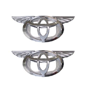 Dodek ครอบไฟเลี้ยวทรงโลโก้ปีก Toyota Vigo'05/Vios'02/Camry'03/Fortuner'05/Altis'03 (2 ชิ้น) Dodek ครอบไฟเลี้ยวทรงโลโก้ปีก Toyota Vigo'05/Vios'02/Camry'03/Fortuner'05/Altis'03 (2 ชิ้น)