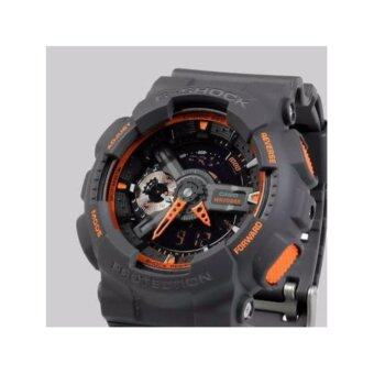 CASIO G-SHOCK รุ่น GA-110TS-1A4DR (CMG) นาฬิกาข้อมือสายเรซิ่น สีเทา/ส้ม CASIO G-SHOCK รุ่น GA-110TS-1A4DR (CMG) นาฬิกาข้อมือสายเรซิ่น สีเทา/ส้ม