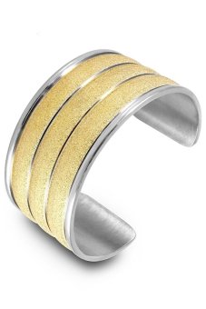 555jewelry กำไลสำหรับสุภาพสตรี รุ่น FSBG115-B (สี Gold/Silver ) 555jewelry กำไลสำหรับสุภาพสตรี รุ่น FSBG115-B (สี Gold/Silver )