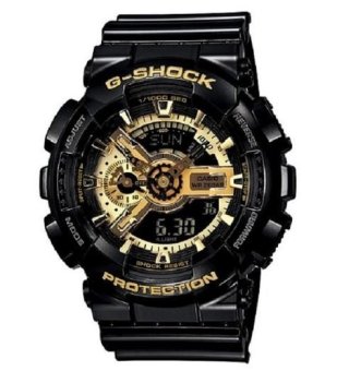 Casio G-Shock นาฬิกาข้อมือผู้ชาย สีดำ/ทอง รุ่น GA-110GB-1ADR Casio G-Shock นาฬิกาข้อมือผู้ชาย สีดำ/ทอง รุ่น GA-110GB-1ADR