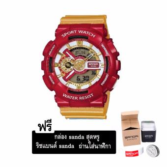 S SPORT Watch ชายและหญิง กันน้ำได้ดี GA110GB-1A แถมริชแบน + ถ่านนาฬิกา + กล่องสุดหรู S SPORT Watch ชายและหญิง กันน้ำได้ดี GA110GB-1A แถมริชแบน + ถ่านนาฬิกา + กล่องสุดหรู