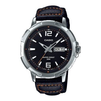 Casio Standard นาฬิกาข้อมือผู้ชาย สายหนัง MTP-E119L-1AV Casio Standard นาฬิกาข้อมือผู้ชาย สายหนัง MTP-E119L-1AV