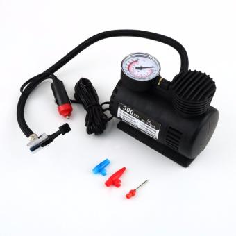 ปั้มลมไฟฟ้า สำหรับรถยนต์ ปั๊มลมติดรถยนต์ ปั๊มเติมลมยาง Air pump 300PSI 12V (สีดำ) ปั้มลมไฟฟ้า สำหรับรถยนต์ ปั๊มลมติดรถยนต์ ปั๊มเติมลมยาง Air pump 300PSI 12V (สีดำ)