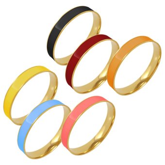 555jewelry เครื่องประดับ สแตนเลสสตีล- กำไลแฟชั่น ขายส่ง6ชิ้น สี ดำ,แดง,ฟ้า,ส้ม,เหลือง,ชมพู รุ่น SIXSET010 555jewelry เครื่องประดับ สแตนเลสสตีล- กำไลแฟชั่น ขายส่ง6ชิ้น สี ดำ,แดง,ฟ้า,ส้ม,เหลือง,ชมพู รุ่น SIXSET010