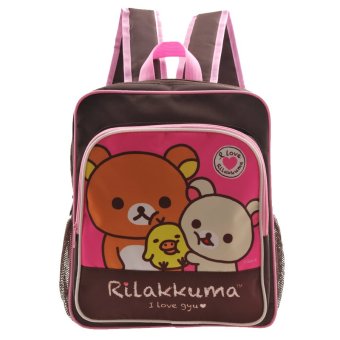 Rilakkuma กระเป๋าเป้ กระเป๋านักเรียน สะพายหลัง (สีน้ำตาล) Rilakkuma กระเป๋าเป้ กระเป๋านักเรียน สะพายหลัง (สีน้ำตาล)