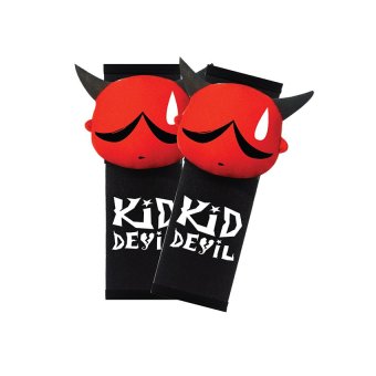Kid Devil นวมหุ้มเข็มขัดนิรภัย Kid Devil 3D (สีดำแดง) แพคคู่ Kid Devil นวมหุ้มเข็มขัดนิรภัย Kid Devil 3D (สีดำแดง) แพคคู่