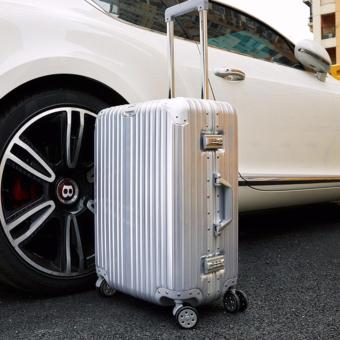 DC กระเป๋าเดินทางล้อลาก 4 ล้อ ขนาด 28 นิ้ว รุ่น DC009- Silver DC กระเป๋าเดินทางล้อลาก 4 ล้อ ขนาด 28 นิ้ว รุ่น DC009- Silver