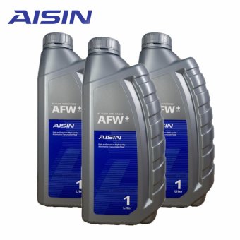 Aisin น้ำมันเกียร์อัตโนมัติ AT Fluid Wide Range AFW+ Fully Synthetic ขนาด 1 ลิตร (จำนวน 3 กระป๋อง) Aisin น้ำมันเกียร์อัตโนมัติ AT Fluid Wide Range AFW+ Fully Synthetic ขนาด 1 ลิตร (จำนวน 3 กระป๋อง)