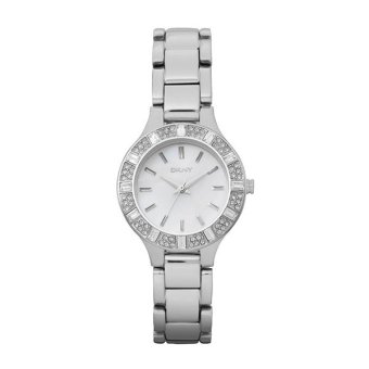 DKNY นาฬิกาข้อมือสตรี สแตนเลส Chambers Series รุ่น NY8485 (White Pearl) DKNY นาฬิกาข้อมือสตรี สแตนเลส Chambers Series รุ่น NY8485 (White Pearl)