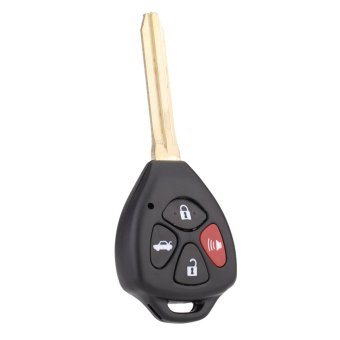 คนใหม่มาแทนกุญแจรีโมทเชลล์เคสสำหรับ Toyota คีย์เบลดครอบตัดช่องว่าง 4 ปุ่ม คนใหม่มาแทนกุญแจรีโมทเชลล์เคสสำหรับ Toyota คีย์เบลดครอบตัดช่องว่าง 4 ปุ่ม