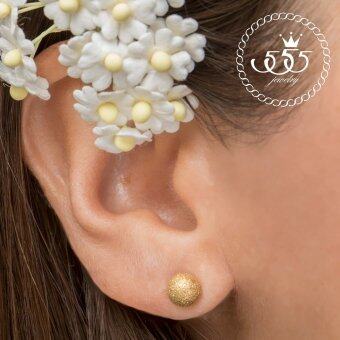 555jewelry ต่างหู ก้านเสียบทรงกลม รุ่น MNC-ER072-B (color Yellow Gold) (ER69) 555jewelry ต่างหู ก้านเสียบทรงกลม รุ่น MNC-ER072-B (color Yellow Gold) (ER69)