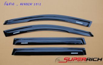 TFP คิ้วกันสาดประตู (Weather Guard) (อะคริลิคชาดำ) / Avanza TFP คิ้วกันสาดประตู (Weather Guard) (อะคริลิคชาดำ) / Avanza