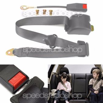 Speed Studio เข็มขัดนิรภัย เซฟตี้เบลท์ เบลท์ ชนิด 3 จุด ออโต้ สำหรับรถทุกรุ่น รถยนต์ รถบัส รถแท๊กซี่ รถตู้โดยสาร จำนวน 2 ชุด (สีเทา) Speed Studio เข็มขัดนิรภัย เซฟตี้เบลท์ เบลท์ ชนิด 3 จุด ออโต้ สำหรับรถทุกรุ่น รถยนต์ รถบัส รถแท๊กซี่ รถตู้โดยสาร จำนวน 2 ชุด (สีเทา)