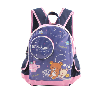 Rilakkuma กระเป๋าเป้ กระเป๋านักเรียนสะพายหลัง (สีชมพู-น้ำเงิน) Rilakkuma กระเป๋าเป้ กระเป๋านักเรียนสะพายหลัง (สีชมพู-น้ำเงิน)