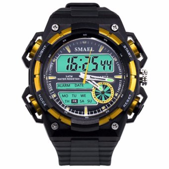 MEGA กันน้ำ กีฬา นาฬิกาข้อมือ ชายและหญิง Sport Watch Dual Time Display LED Digital Quartz Waterproof 50M รุ่น MG0030 (Orange) MEGA กันน้ำ กีฬา นาฬิกาข้อมือ ชายและหญิง Sport Watch Dual Time Display LED Digital Quartz Waterproof 50M รุ่น MG0030 (Orange)