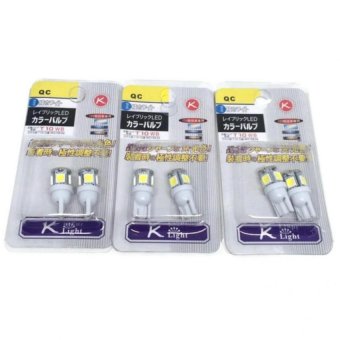 Thailandหลอดไฟหรี่Led5 T10 (สีขาว) 3 คู่ Thailandหลอดไฟหรี่Led5 T10 (สีขาว) 3 คู่