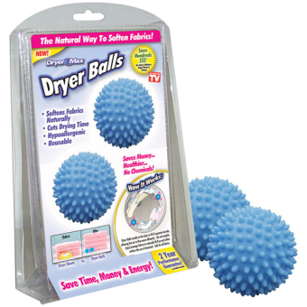 Dryer Balls ลูกบอลซักผ้าสะอาด 1 แพค มี 2 ชิ้น (สีฟ้า) Dryer Balls ลูกบอลซักผ้าสะอาด 1 แพค มี 2 ชิ้น (สีฟ้า)