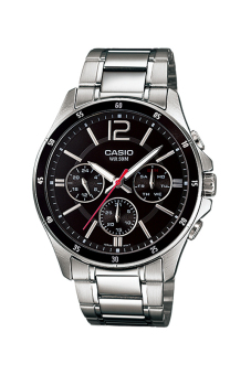 Casio Standard นาฬิกาข้อมือผู้ชาย สายแสตนเลส รุ่น MTP-1374D-1AV - Black Casio Standard นาฬิกาข้อมือผู้ชาย สายแสตนเลส รุ่น MTP-1374D-1AV - Black