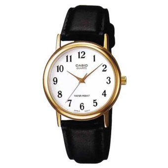 Casio Standard นาฬิกาข้อมือผู้ชาย- สีเงิน สายหนังสีดำ รุ่น MTP-1095Q-7B Casio Standard นาฬิกาข้อมือผู้ชาย- สีเงิน สายหนังสีดำ รุ่น MTP-1095Q-7B